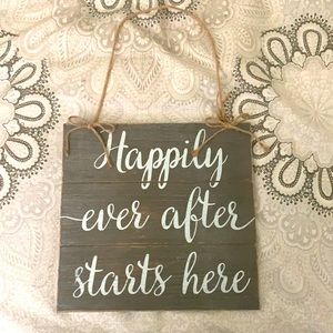 Happily ever after sign